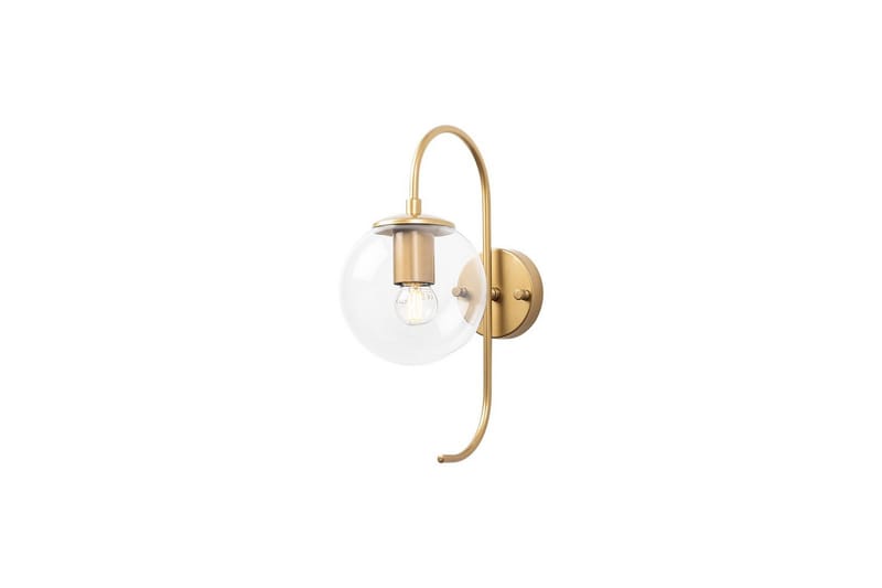 Væglampe Thalara Skinnende guld transparent - Skinnende guld transparent - Belysning - Lamper & indendørsbelysning - Væglampe