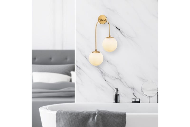 Væglampe Thalara To Skinnende Rany - Guld - Belysning - Lamper & indendørsbelysning - Væglampe