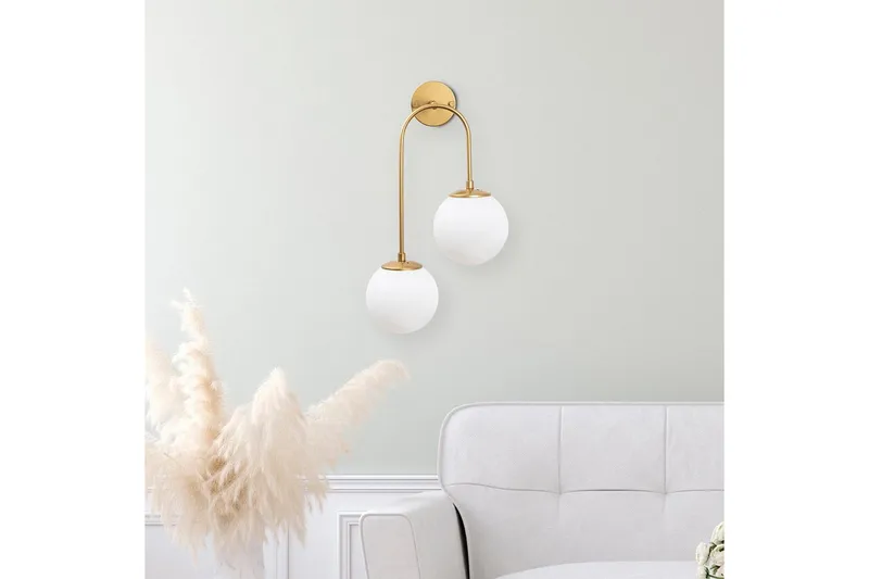 Væglampe Thalara To Skinnende Rany - Guld - Belysning - Lamper & indendørsbelysning - Væglampe