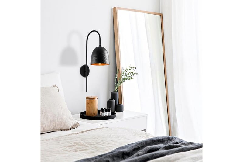 Væglampe Thela Sort - Antracit - Belysning - Lamper & indendørsbelysning - Væglampe