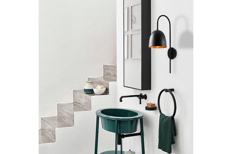 Væglampe Thela Sort - Antracit - Belysning - Lamper & indendørsbelysning - Væglampe