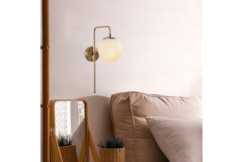 Væglampe Tolra Vintage Hvid - Hvid - Belysning - Lamper & indendørsbelysning - Væglampe