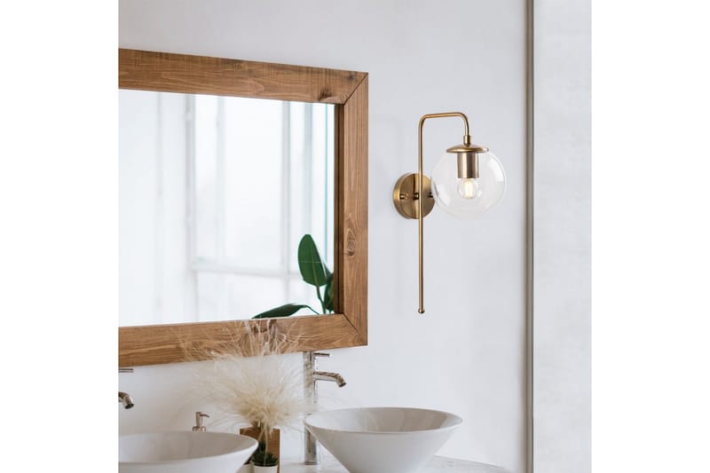 Væglampe Tolra Vintage Transparent - Transparent - Belysning - Lamper & indendørsbelysning - V�æglampe
