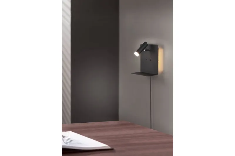 Væglampe TRIO Element Matsort - Matsort - Belysning - Lamper & indendørsbelysning - Væglampe