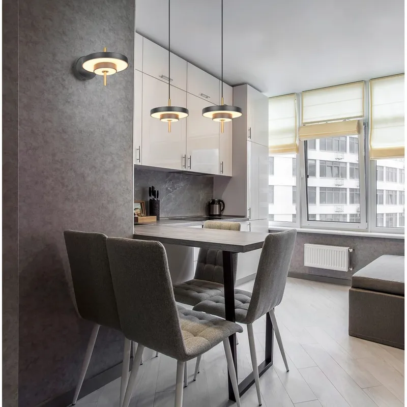 Væglampe TRIO Keaton - Mat sort/Messing - Belysning - Lamper & indendørsbelysning - Væglampe