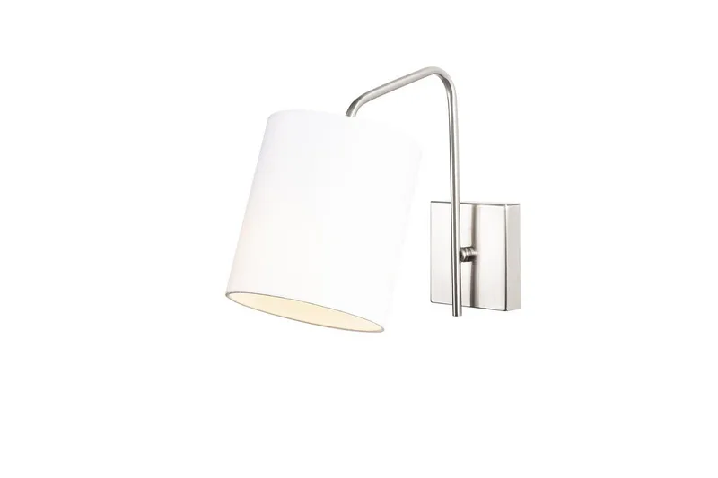 Væglampe Ve Nikkel / Hvid - Hvid - Belysning - Lamper & indendørsbelysning - Væglampe