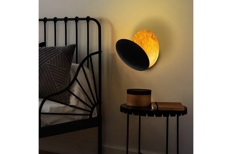 Væglampe Zandel Sort / Kobber - Sort / Kobber - Belysning - Lamper & indendørsbelysning - Væglampe