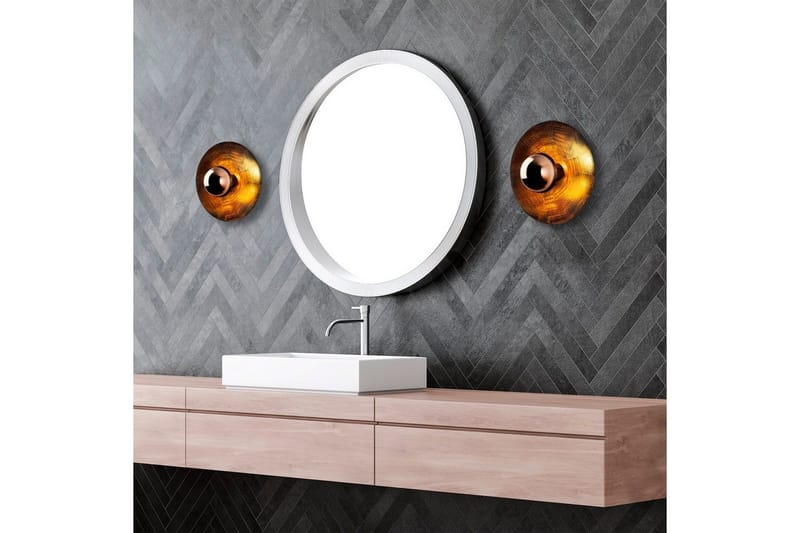 Væglampe Zindale Kobber - 28 x 26 cm - Belysning - Lamper & indendørsbelysning - Væglampe