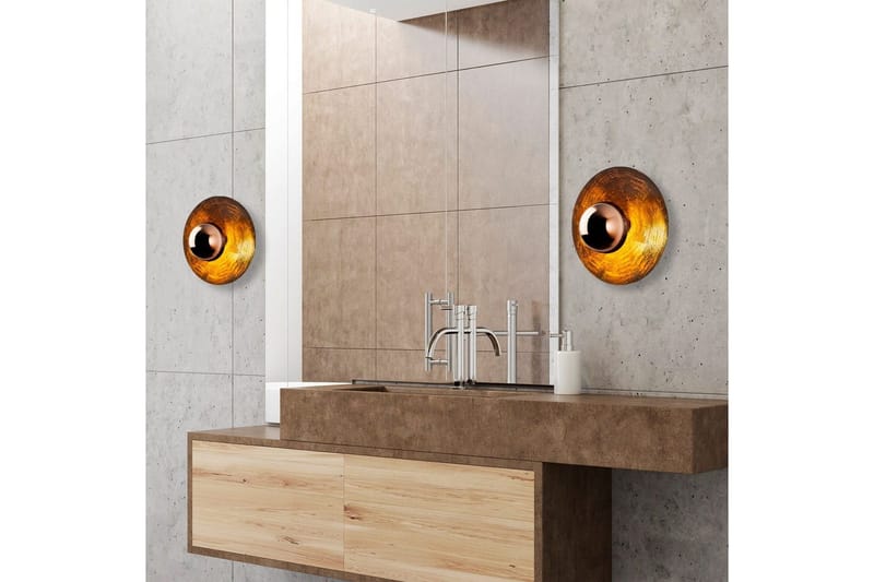 Væglampe Zindale Kobber - 38 x 31 cm - Belysning - Lamper & indendørsbelysning - Væglampe