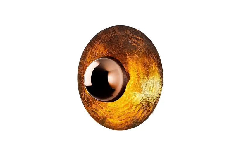 Væglampe Zindale Kobber, 38 x 31 cm