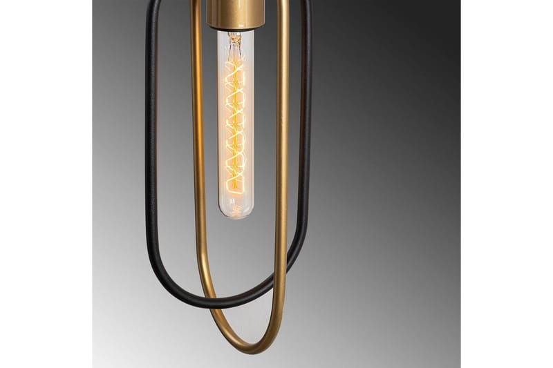 Væglampe Pindor Sort / Rany - Guld/Sort - Belysning - Lamper & indendørsbelysning - Væglampe