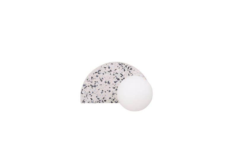 Abbeville Væglampe 11 cm, Hvid