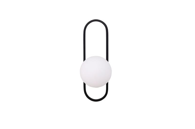 Alpes Væglampe 19 cm, Sort