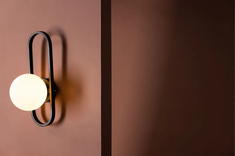 Alpes Væglampe 19 cm - Sort - Belysning - Lamper & indendørsbelysning - Væglampe - Vægplafond