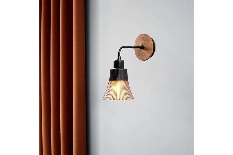 Væglampe Vellor Sort - Sort - Belysning - Lamper & indendørsbelysning - Soveværelse lampe