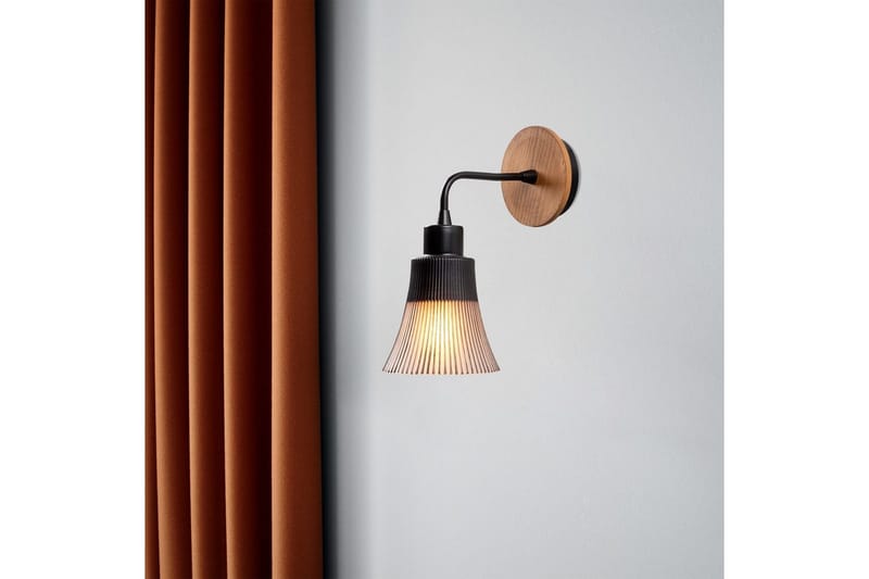 Væglampe Vellor Sort - Sort - Belysning - Lamper & indendørsbelysning - Soveværelse lampe