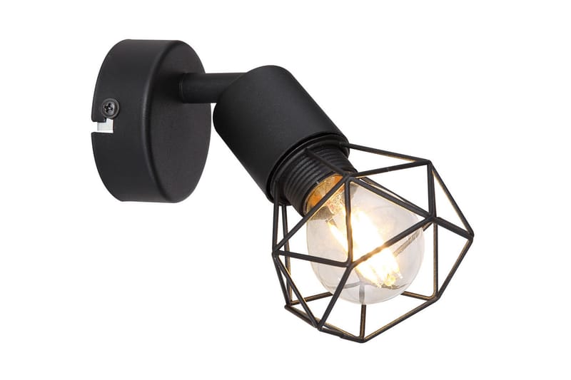 Xara Væglampe Sort - Globo Lighting - Sengelampe væg - Soveværelse lampe - Væglampe - Vægarmatur