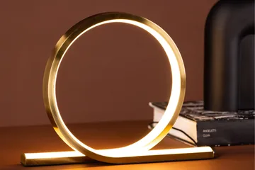 Saunier Bordlampe 23,5 cm - Gul - Belysning - Lamper & indendørsbelysning - Sengelampe - Sengelampe bord