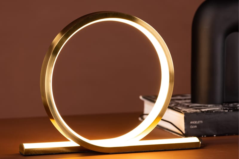 Saunier Bordlampe 23,5 cm - Gul - Belysning - Lamper & indendørsbelysning - Sengelampe - Sengelampe bord