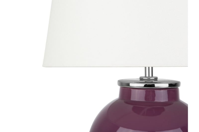 Brenta bordlampe 34 cm - Lilla - Vindueslampe på fod - Soveværelse lampe - Stuelampe - Sengelampe bord - Vindueslampe - Bordlampe