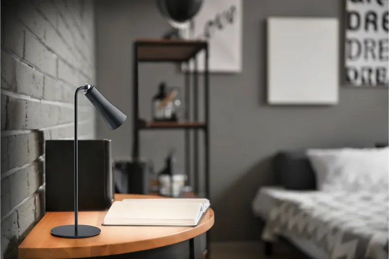 Maxi LED-Bordlampe Genopladelig Matsort - Belysning - Lamper & indendørsbelysning - Vindueslampe - Vindueslampe på fod