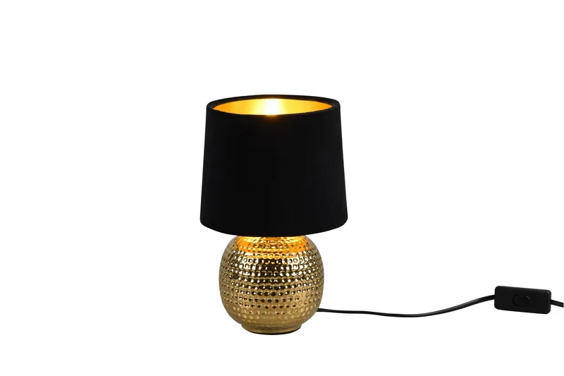 Sophia Bordlampe Sort/Guld, undefined
