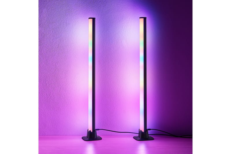 Trio Lighting Boy LED Bordlampe 2 stk. Sort RGB - Belysning - Lamper & indendørsbelysning - Vindueslampe - Vindueslampe på fod
