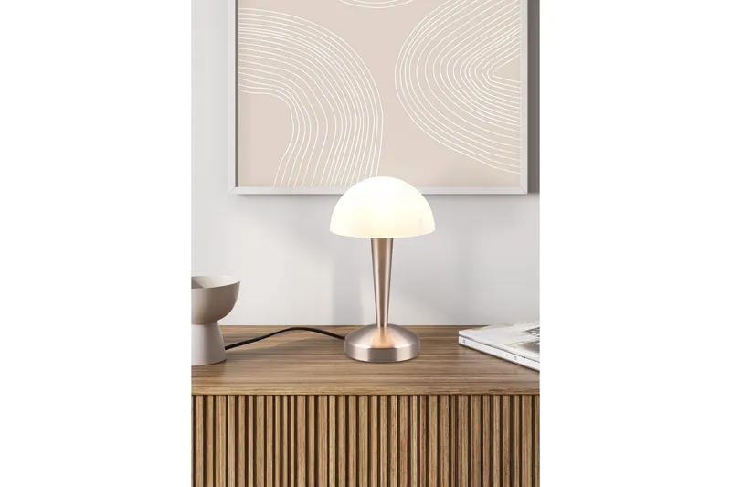 Trio Lighting Canaria Bordlampe E14 (inkl.) Børstet Stål - Belysning - Lamper & indendørsbelysning - Vindueslampe - Vindueslampe på fod