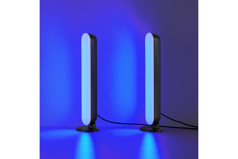 Trio Lighting Game LED Bordlampe 2-pack Sort RGB - Belysning - Lamper & indendørsbelysning - Vindueslampe - Vindueslampe på fod