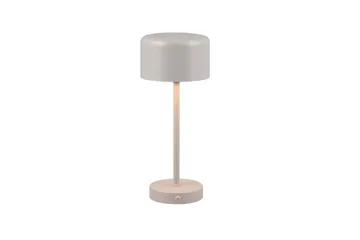 Trio Lighting Jeff LED Bordlampe Grå Genopladelig - Belysning - Lamper & indendørsbelysning - Vindueslampe - Vindueslampe på fod