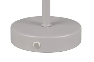 Trio Lighting Jeff LED Bordlampe Grå Genopladelig - Belysning - Lamper & indendørsbelysning - Vindueslampe - Vindueslampe på fod