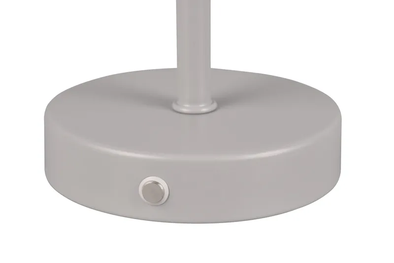 Trio Lighting Jeff LED Bordlampe Grå Genopladelig - Belysning - Lamper & indendørsbelysning - Vindueslampe - Vindueslampe på fod