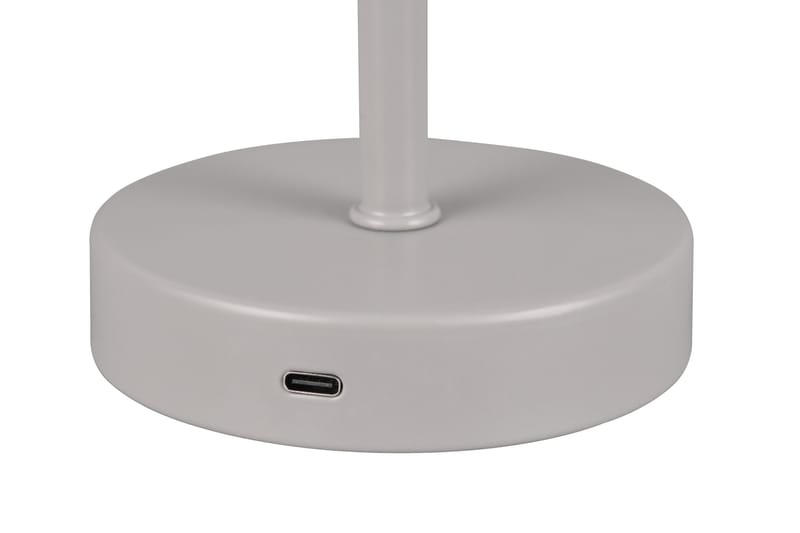 Trio Lighting Jeff LED Bordlampe Grå Genopladelig - Belysning - Lamper & indendørsbelysning - Vindueslampe - Vindueslampe på fod