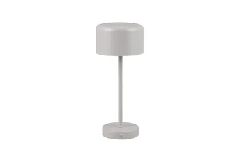 Trio Lighting Jeff LED Bordlampe Grå Genopladelig - Belysning - Lamper & indendørsbelysning - Vindueslampe - Vindueslampe på fod