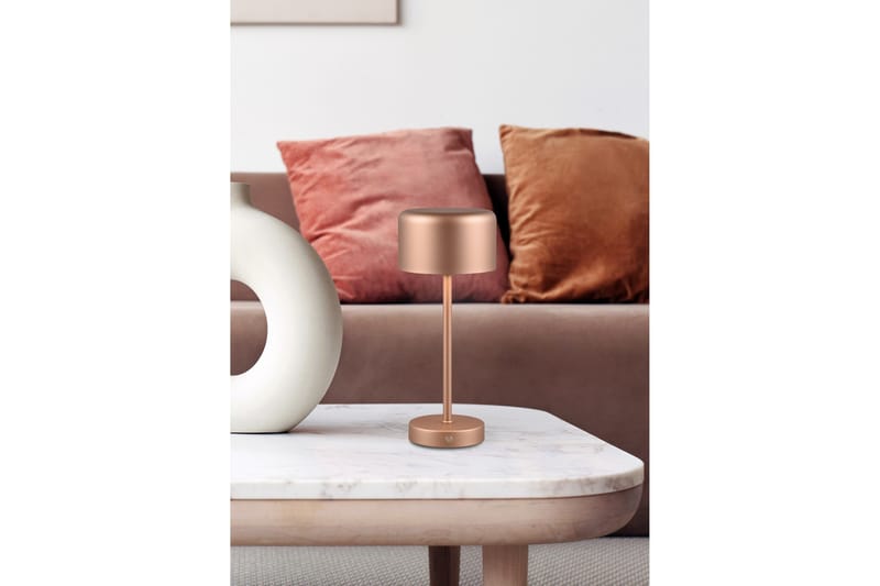 Trio Lighting Jeff LED Bordlampe Kaffe Brun Genopladelig - Belysning - Lamper & indendørsbelysning - Vindueslampe - Vindueslampe på fod