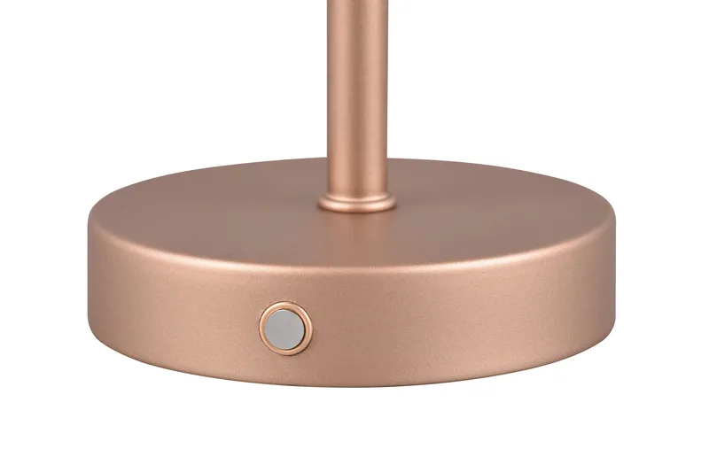 Trio Lighting Jeff LED Bordlampe Kaffe Brun Genopladelig - Belysning - Lamper & indendørsbelysning - Vindueslampe - Vindueslampe på fod