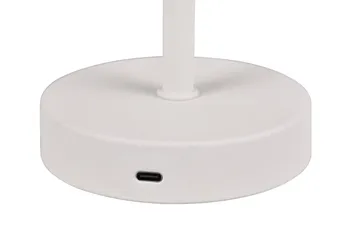 Trio Lighting Jeff LED Bordlampe Mat hvid Genopladelig - Belysning - Lamper & indendørsbelysning - Vindueslampe - Vindueslampe på fod