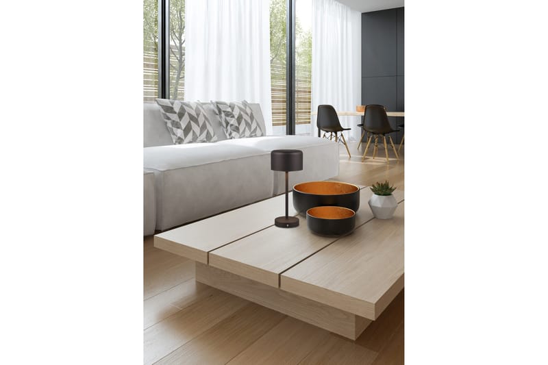 Trio Lighting Jeff LED Bordlampe Matt Sort Genopladelig - Belysning - Lamper & indendørsbelysning - Vindueslampe - Vindueslampe på fod