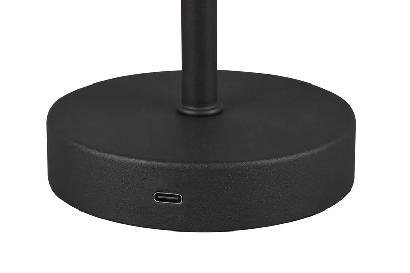 Trio Lighting Jeff LED Bordlampe Matt Sort Genopladelig - Belysning - Lamper & indendørsbelysning - Vindueslampe - Vindueslampe på fod