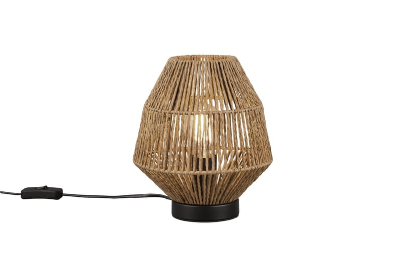 Trio Lighting Miki Bordlampe E27 Sisal - Belysning - Lamper & indendørsbelysning - Vindueslampe - Vindueslampe på fod
