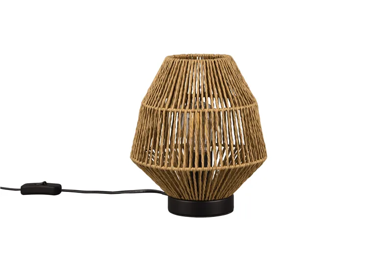 Trio Lighting Miki Bordlampe E27 Sisal - Belysning - Lamper & indendørsbelysning - Vindueslampe - Vindueslampe på fod