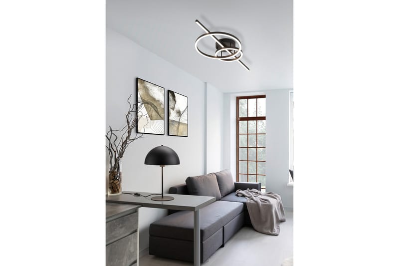 Trio Lighting Nola Bordlampe 45 cm E27 Matsort - Belysning - Lamper & indendørsbelysning - Vindueslampe - Vindueslampe på fod