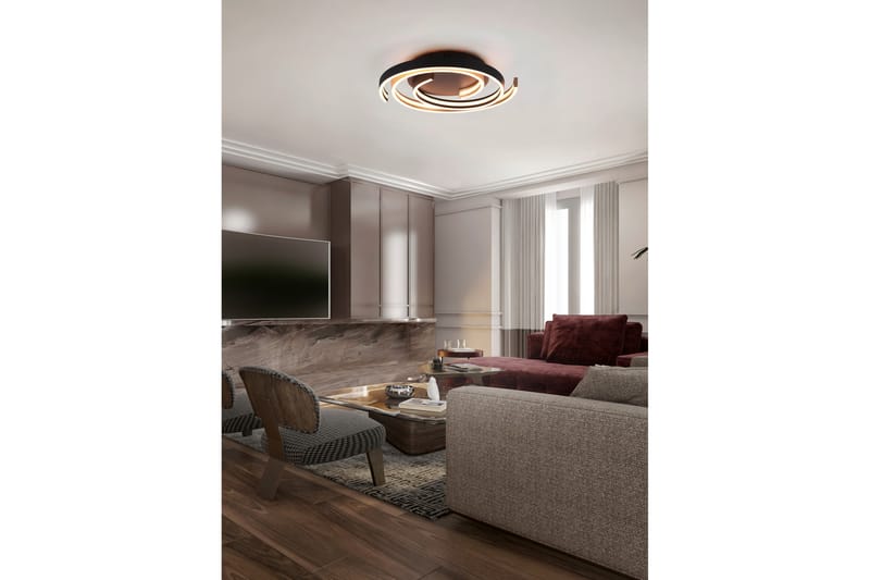 Caya LED-loftlampe Matmessing - Belysning - Lamper & indendørsbelysning - Vindueslampe - Vindueslampe hængende