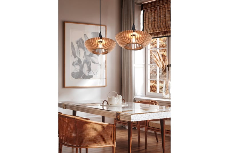 Colino Pendellampe E27 Træ/Antracit - Belysning - Lamper & indendørsbelysning - Vindueslampe - Vindueslampe hængende