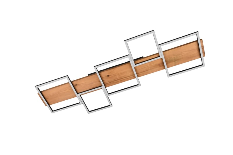 Harper LED-loftlampe 115 cm MatSort/Træ - Belysning - Lamper & indendørsbelysning - Vindueslampe - Vindueslampe hængende