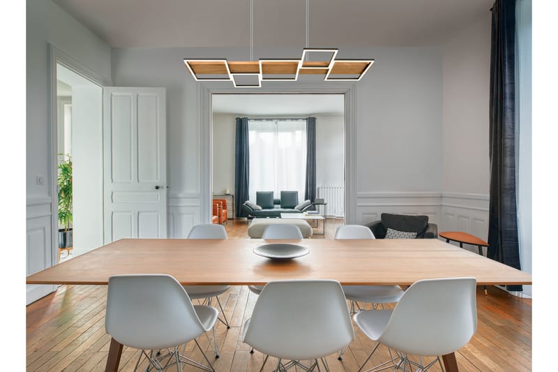 Harper LED-Pendellampe MatSort/Træ - Belysning - Lamper & indendørsbelysning - Vindueslampe - Vindueslampe hængende