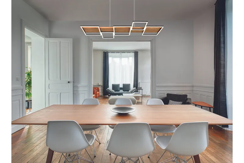 Harper LED-Pendellampe MatSort/Træ - Belysning - Lamper & indendørsbelysning - Vindueslampe - Vindueslampe hængende