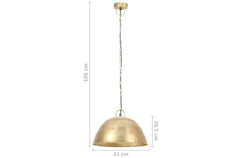 Industriel Vintage Hængelampe 25W Rund 41 cm E27 - Loftlampe køkken - Vindueslampe hængende - Vindueslampe - Pendellamper & hængelamper - Soveværelse lampe - Stuelampe