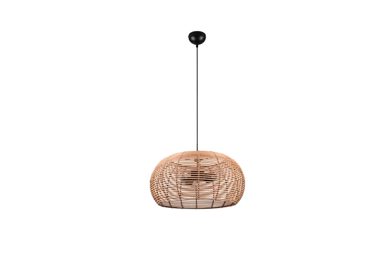 Inga Pendellampe 50 cm 3xE27 Rattan - Belysning - Lamper & indendørsbelysning - Vindueslampe - Vindueslampe hængende