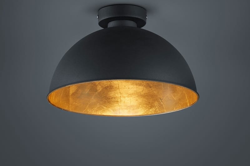 Jimmy loftslampe 31 cm 1xE27 sort / guld - TRIO - Belysning - Lamper & indendørsbelysning - Vindueslampe - Vindueslampe hængende